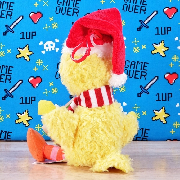 Sesame Street Dan Dee BIG BIRD 9" Backpack Clip [ 2021 ] Christmas Holiday Plush - Picture 5 of 11